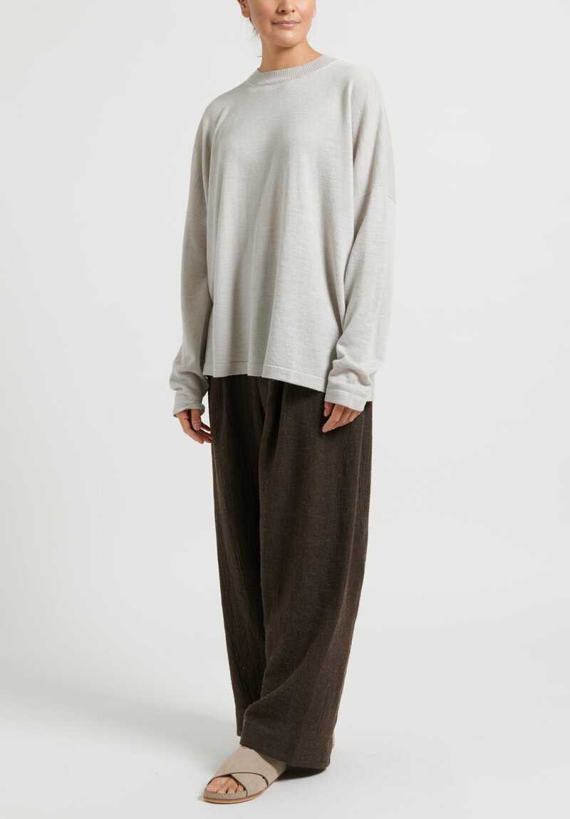 Lauren Manoogian ''Facil'' Sweater in Overcast Flax Grey	