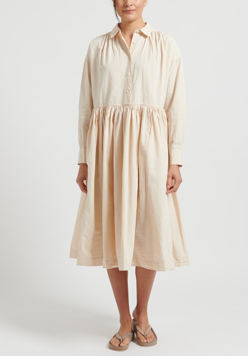 Casey Casey Paper Cotton ''Yukari'' Dress in Ivory	