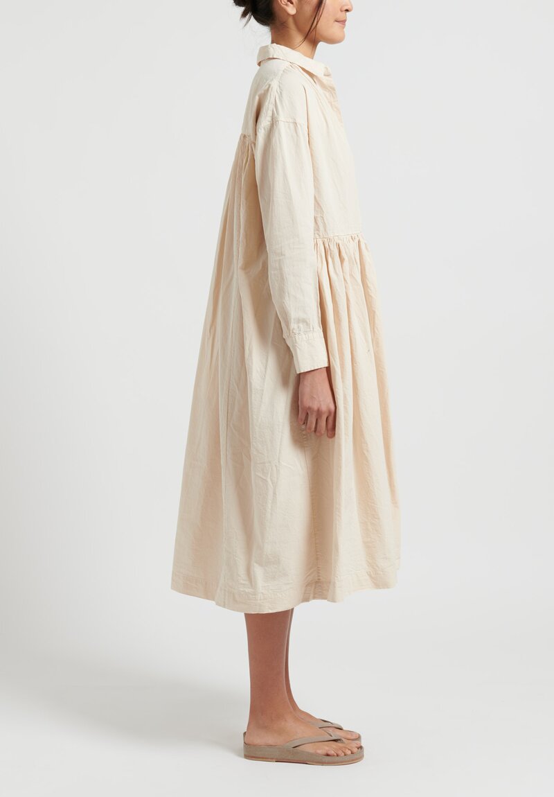 Casey Casey Paper Cotton ''Yukari'' Dress in Ivory	