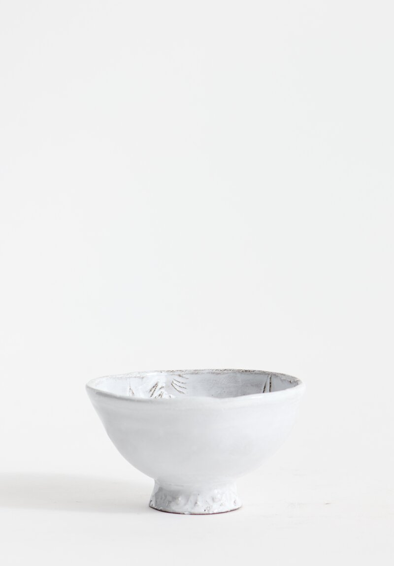 Astier de Villatte Small ''Robinson'' Bowl in White	