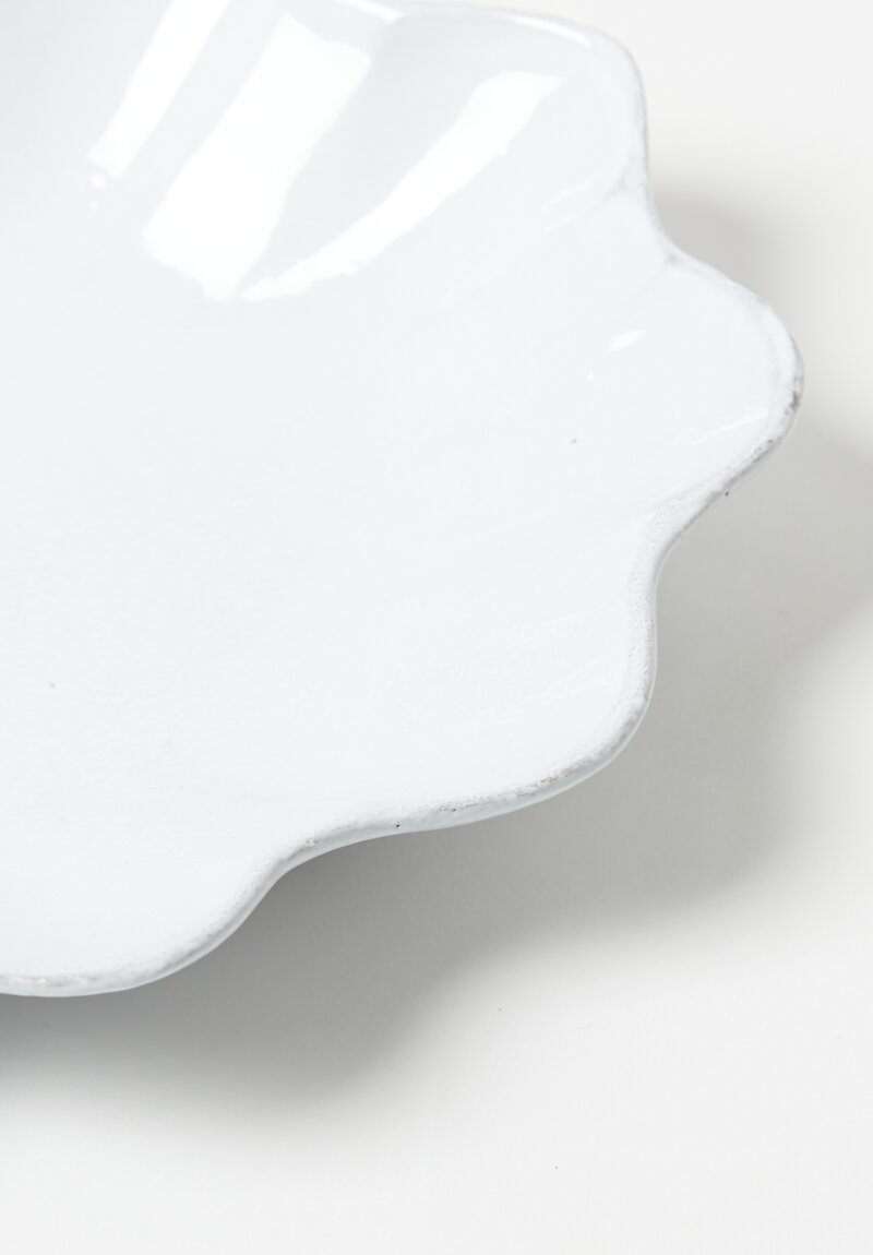 Astier de Villatte Marguerite Large Platter White	
