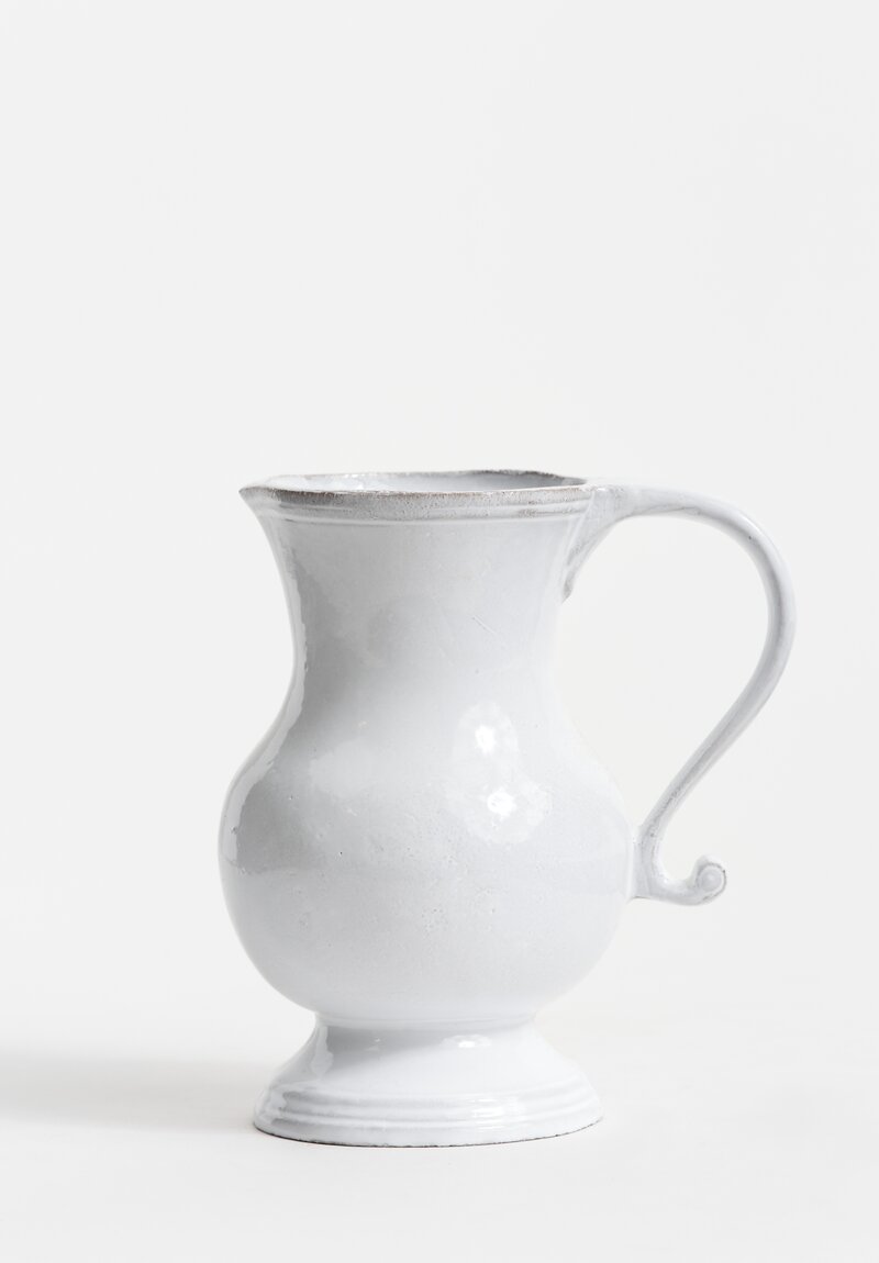 Astier de Villatte Medium ''Colbert'' Pitcher in White