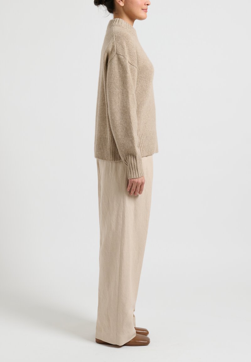 The Row Galerie Top in Cashmere in Natural