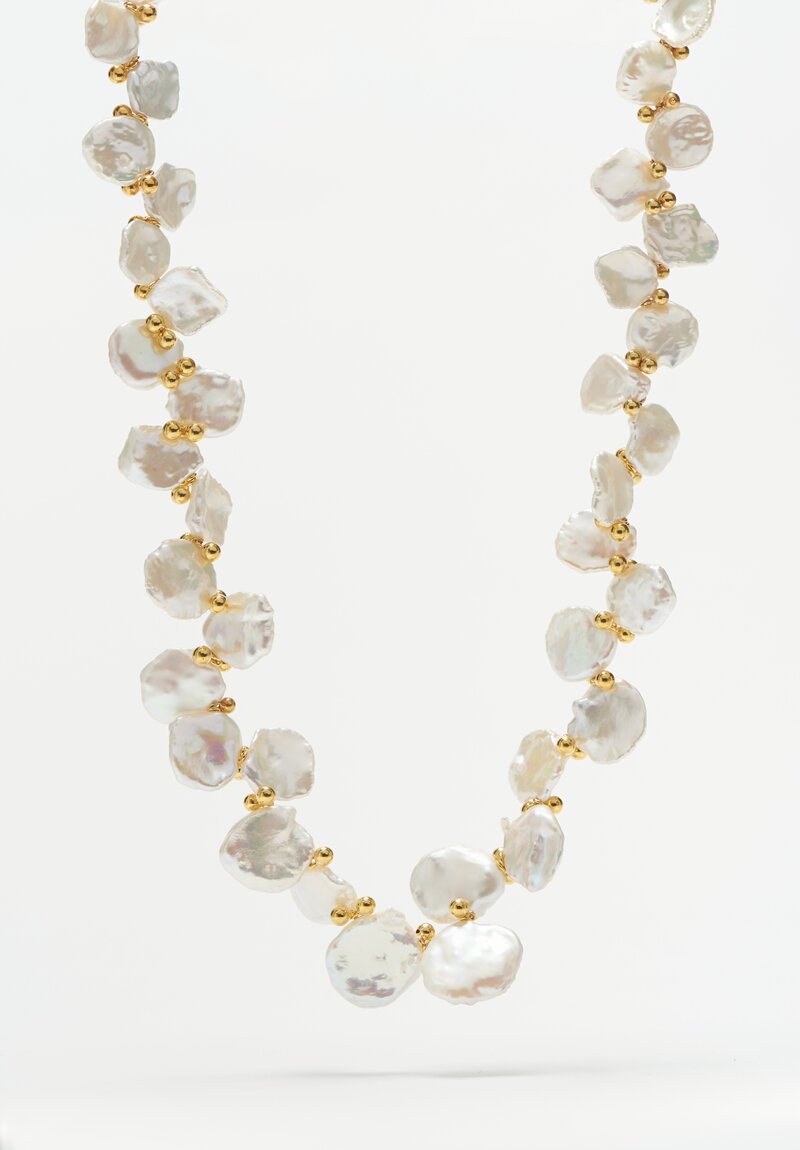 Greig Porter 18k, Keshi Pearl Short Necklace	