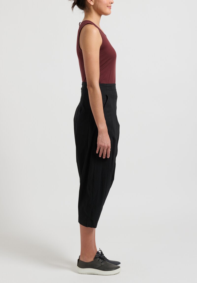 Rundholz Sleeveless Cotton Tank in Noix Red Brown	