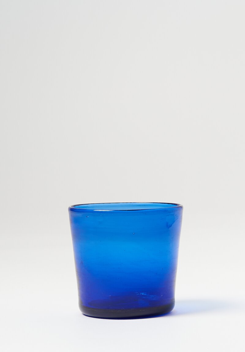 L.S. Glass Goblet V Glass ll Dark Blue	