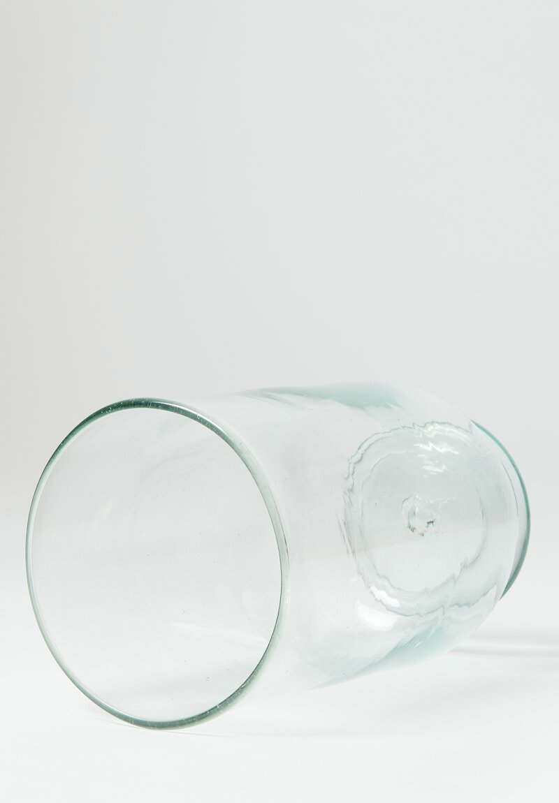 L.S. Handblown Glass Large Vase Transparent	