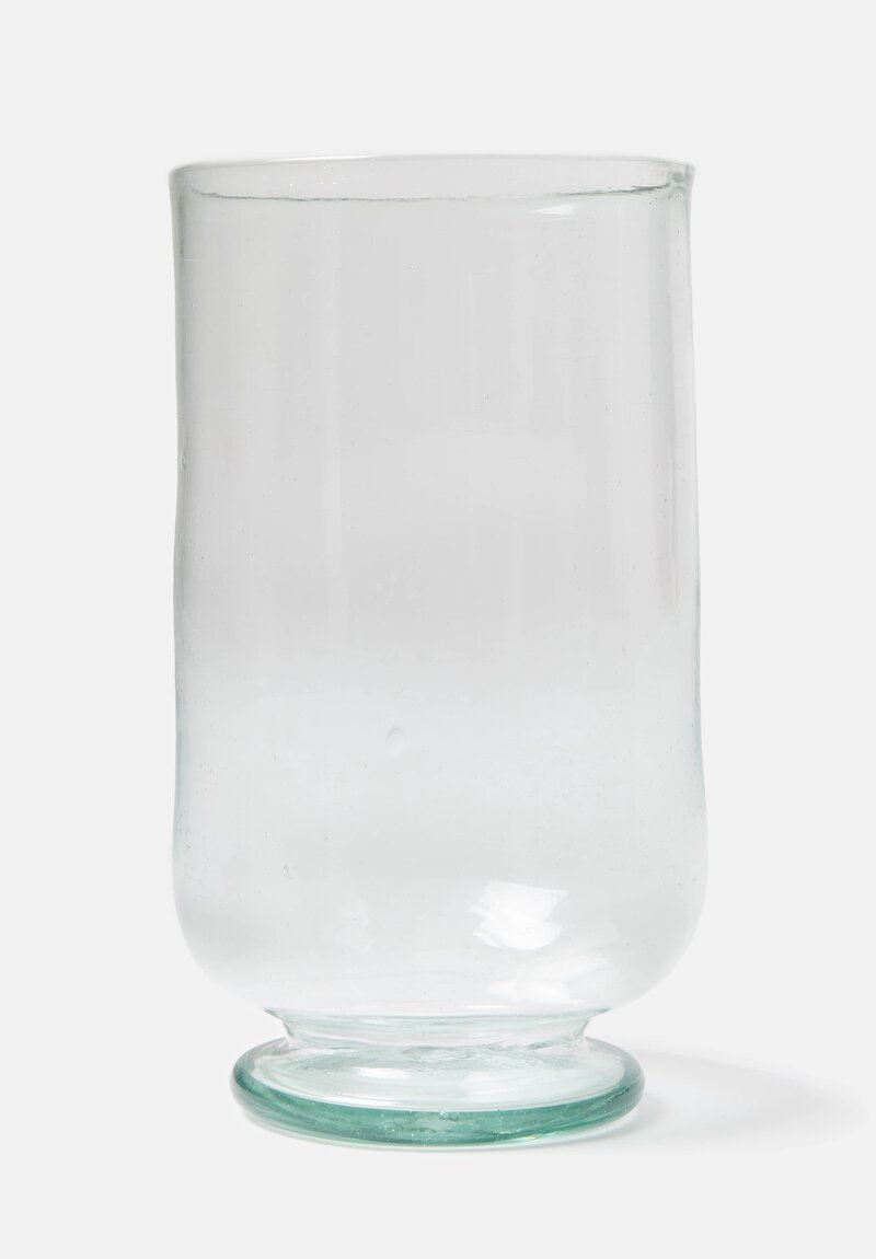 L.S. Handblown Glass Large Vase Transparent	