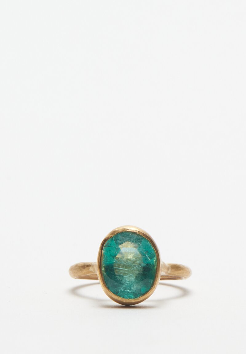 Margery Hirschey 22k, Emerald Ring	