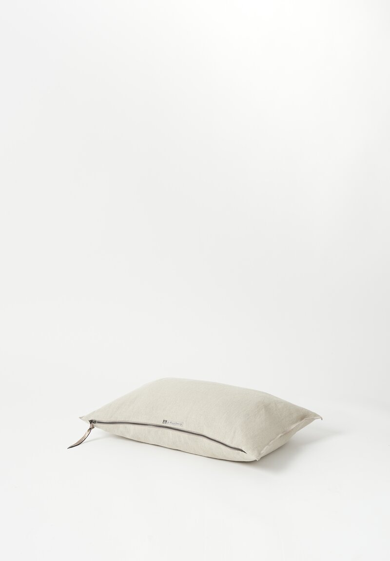 Maison de Vacances Stone Washed Linen Pillow Naturel/Bourdon Naturel	