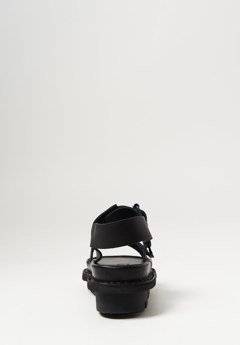 Trippen Back Sandal in Black