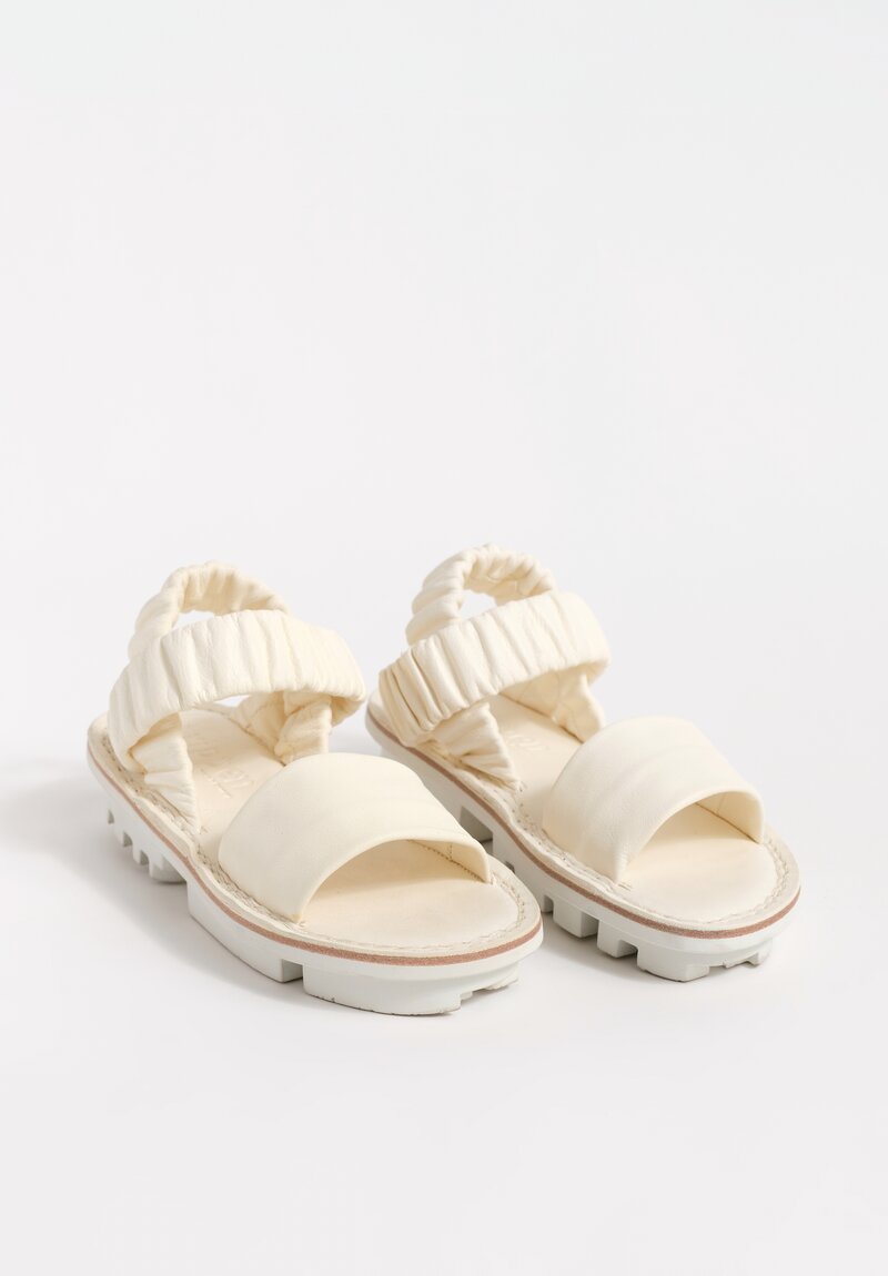 Trippen Synchron Sandal in White	