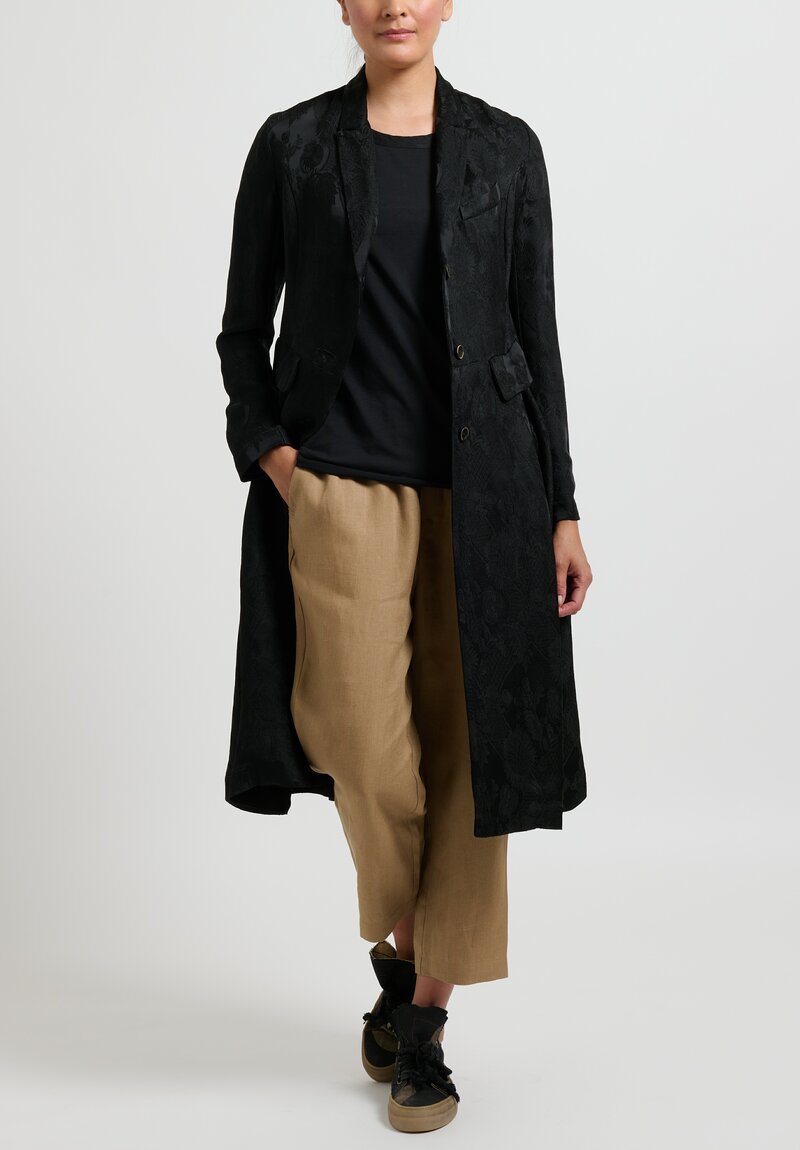 Uma Wang ''Cathy'' Coat in Black	