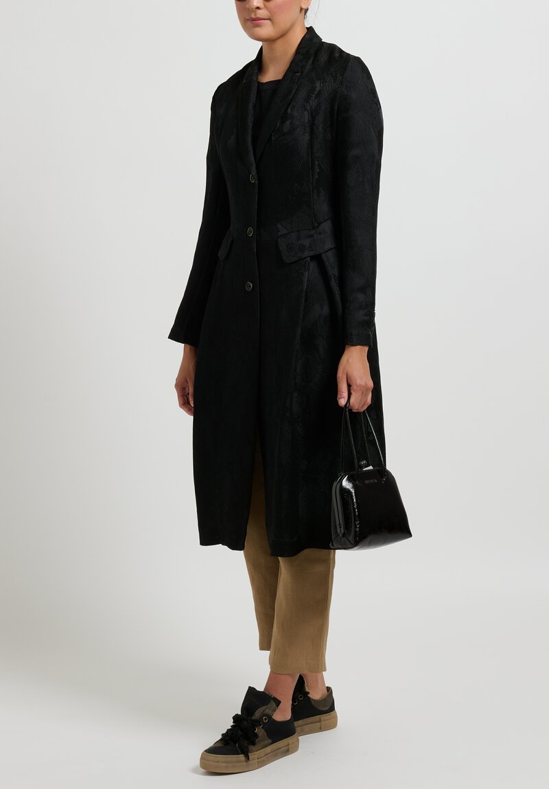 Uma Wang ''Cathy'' Coat in Black	