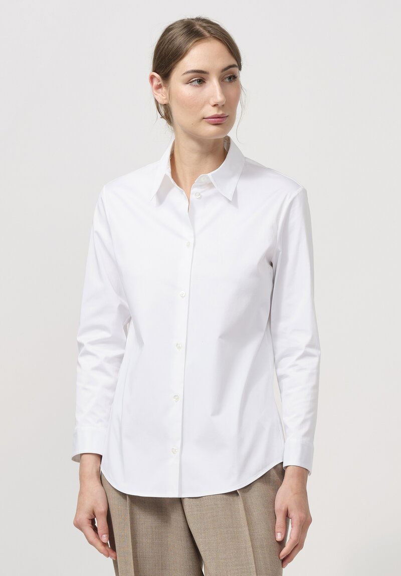 The Row Petra Shirt in White	