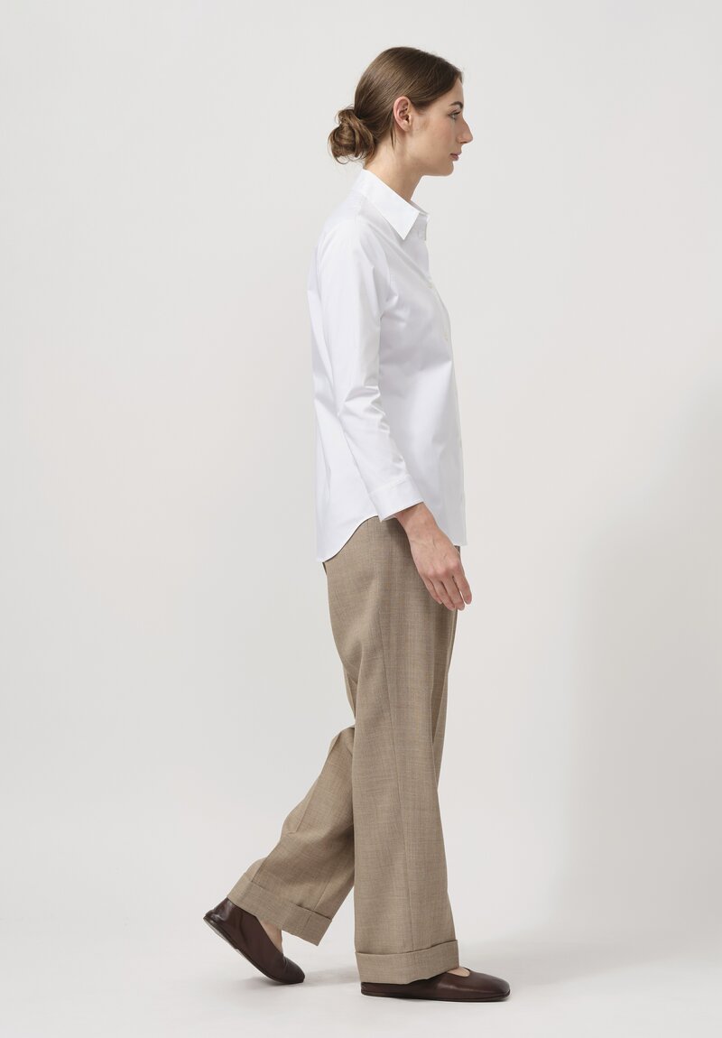 The Row Petra Shirt in White	