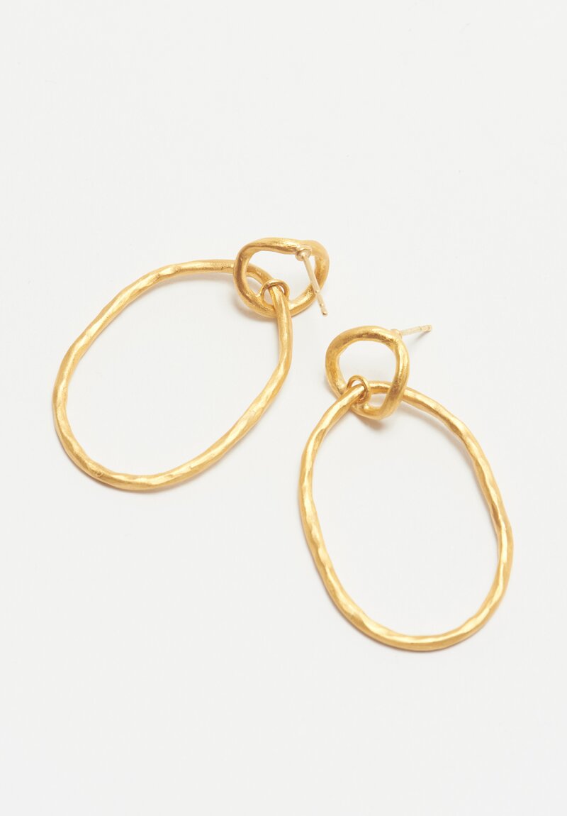 Lika Behar 24K Gold Reflections Earrings	
