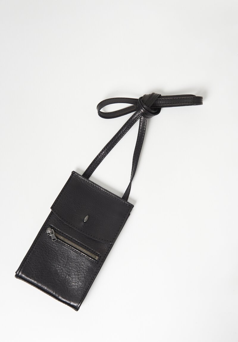 Coriu Leather ''Bitta'' Pouch in Black	