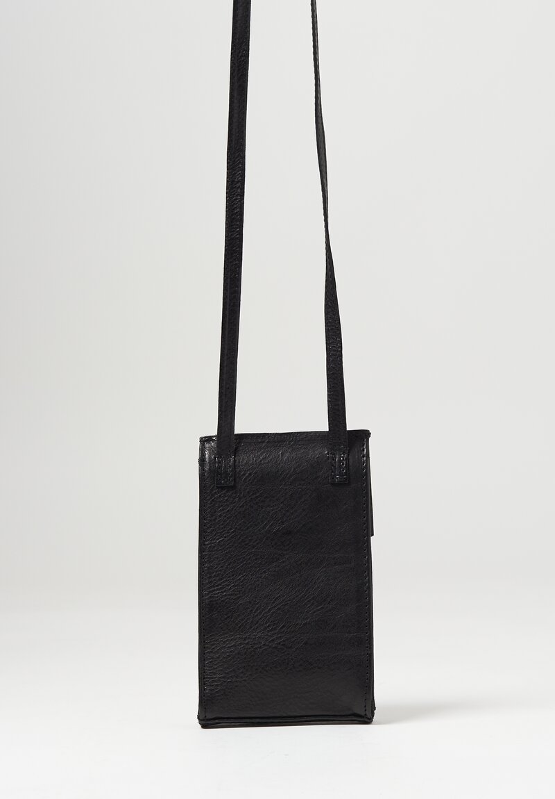 Coriu Leather ''Bitta'' Pouch in Black	