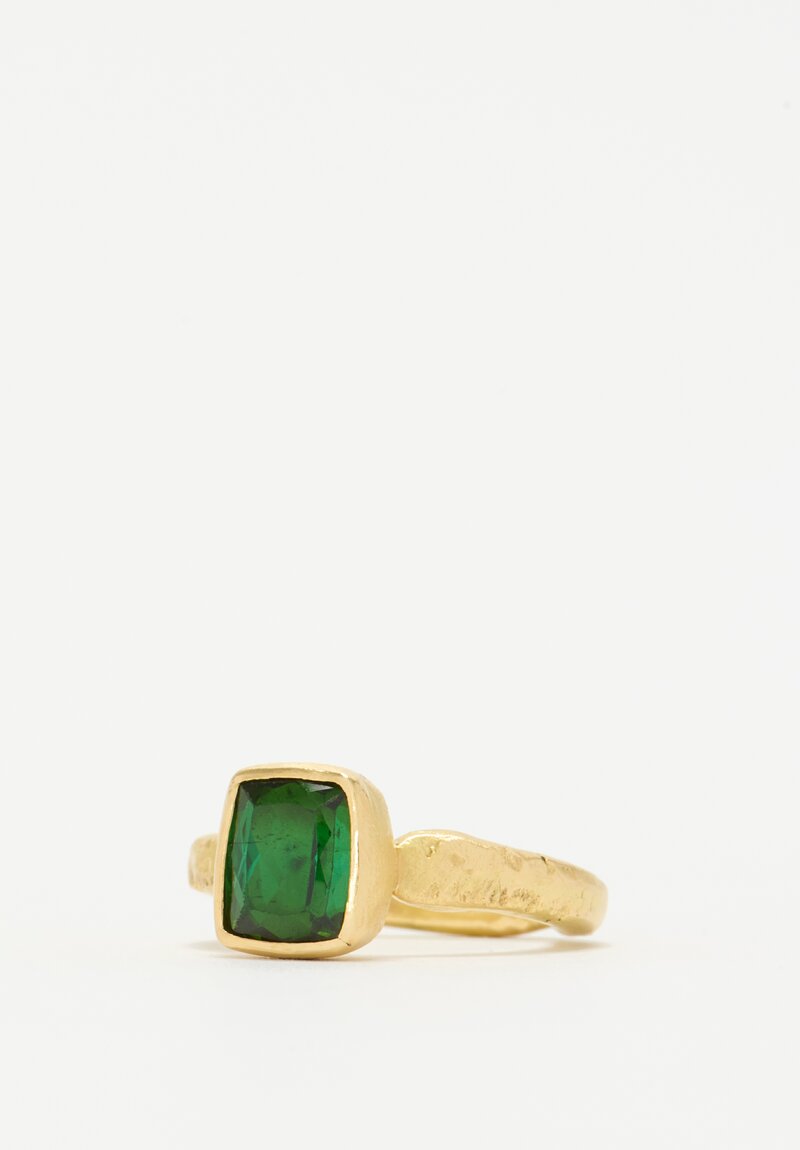 Greig Porter 18k, Green Tourmaline Ring	