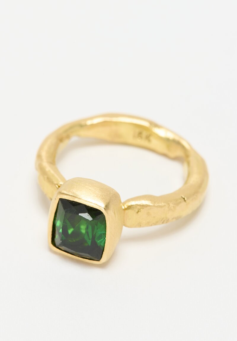 Greig Porter 18k, Green Tourmaline Ring	