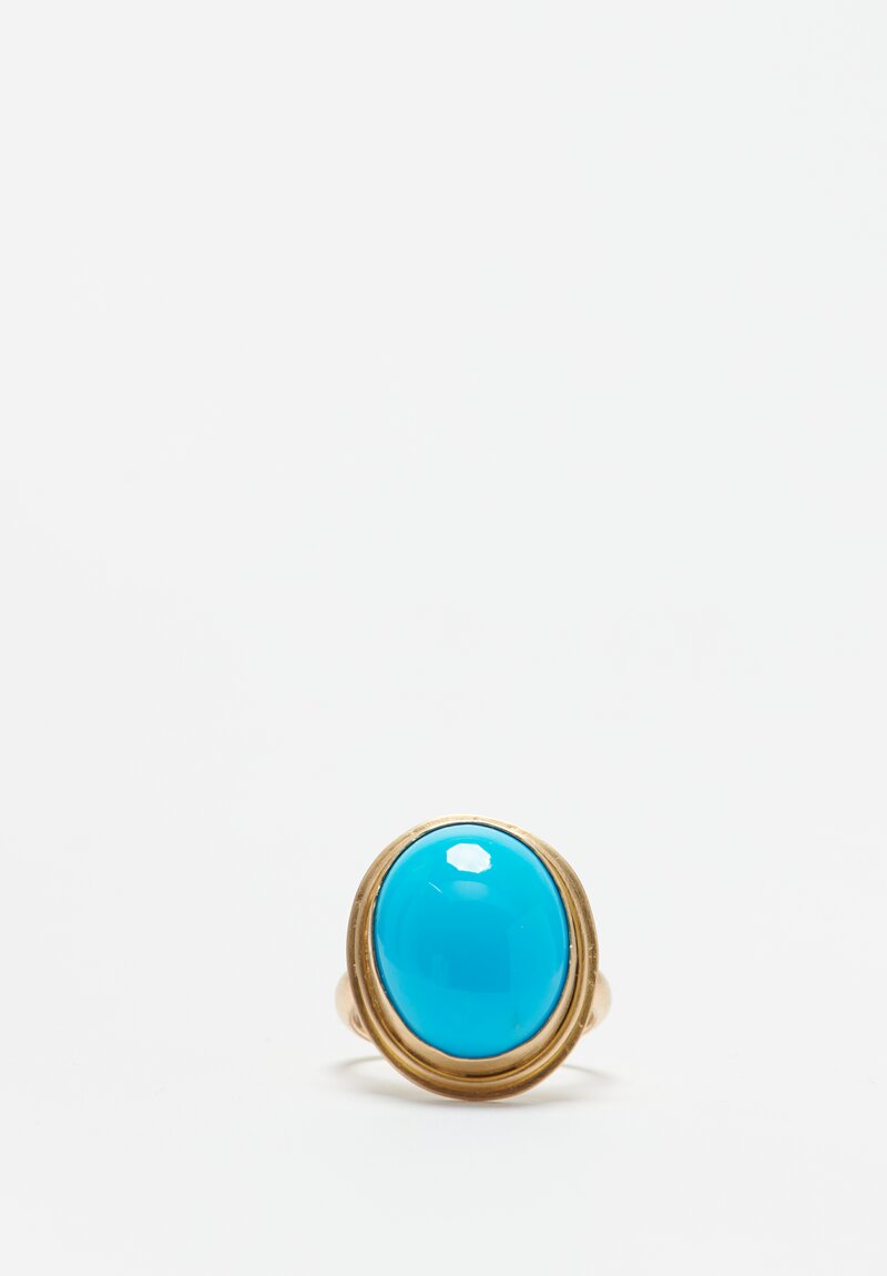 Greig Porter 18k, Sleeping Beauty Turquoise Ring	