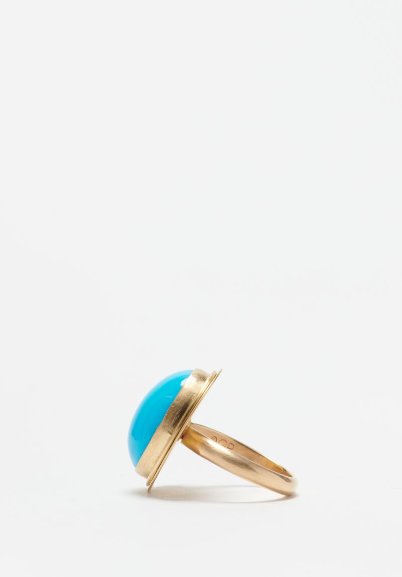 Greig Porter 18k, Sleeping Beauty Turquoise Ring	