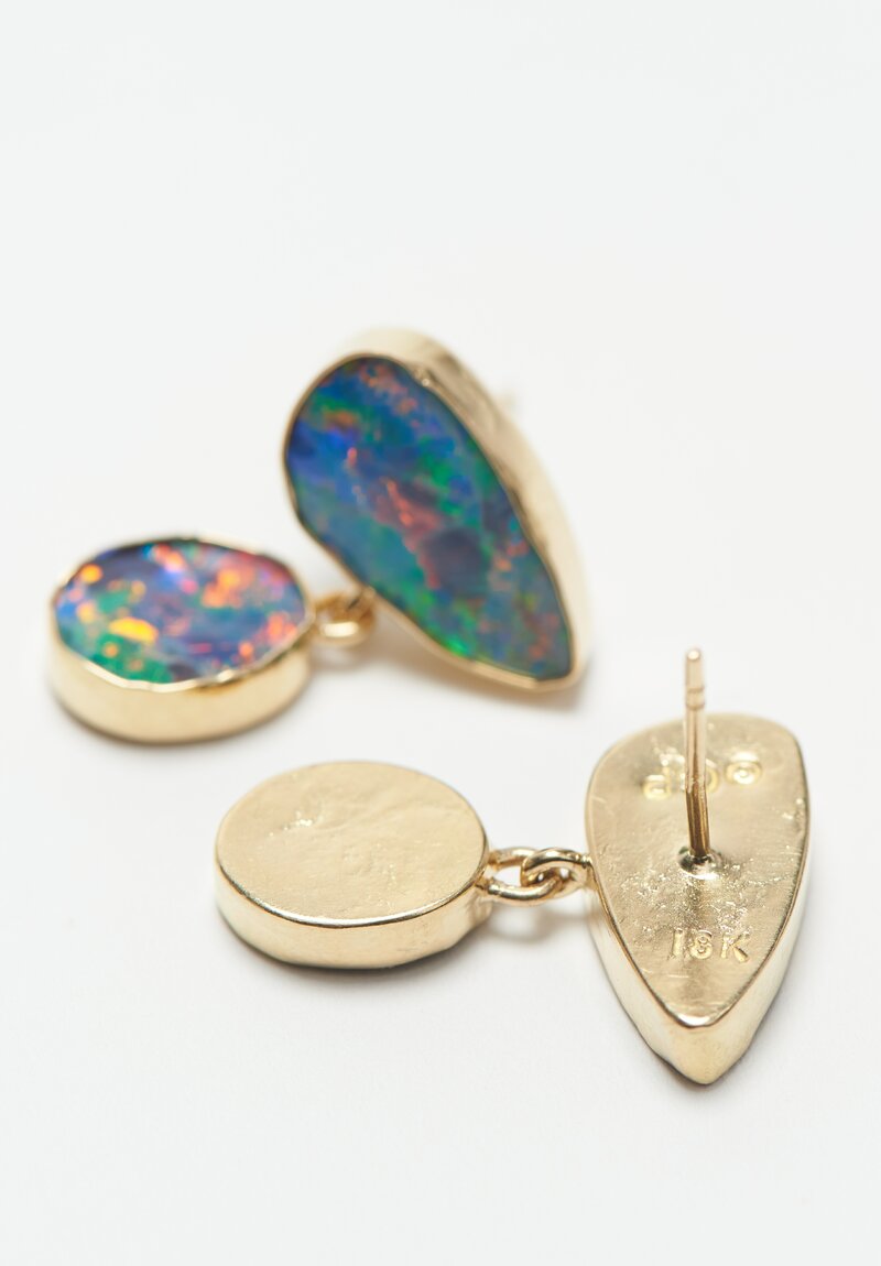 Greig Porter 18k, Opal Drop Earrings	