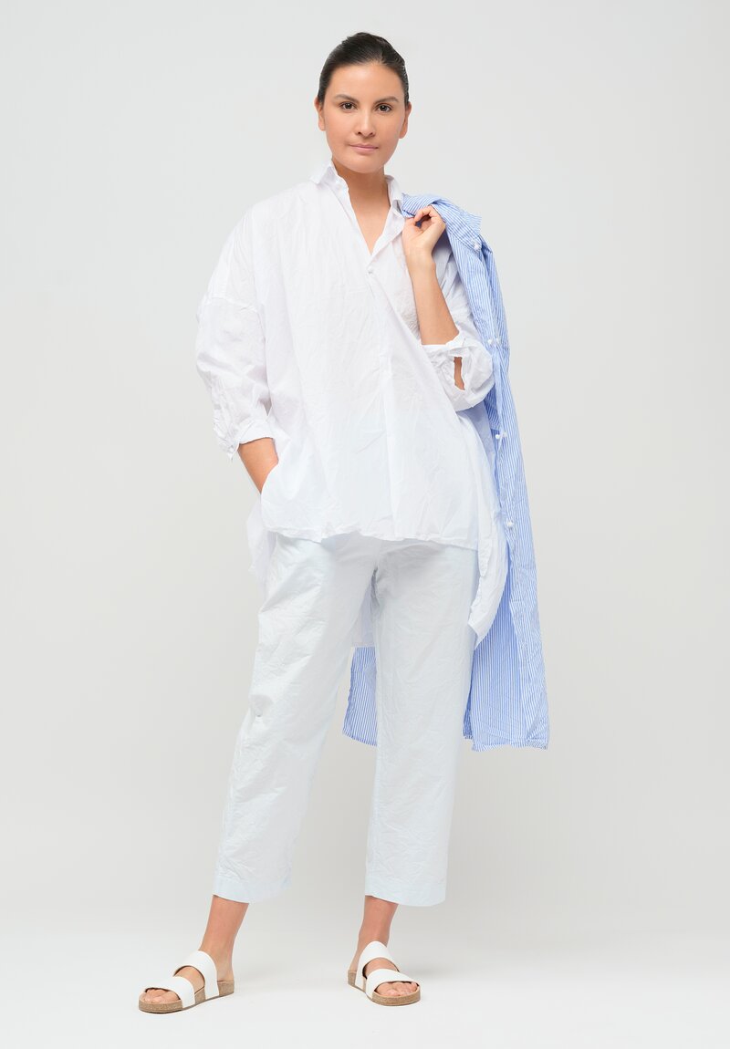 Daniela Gregis Washed Cotton More Shirt in Optical White	