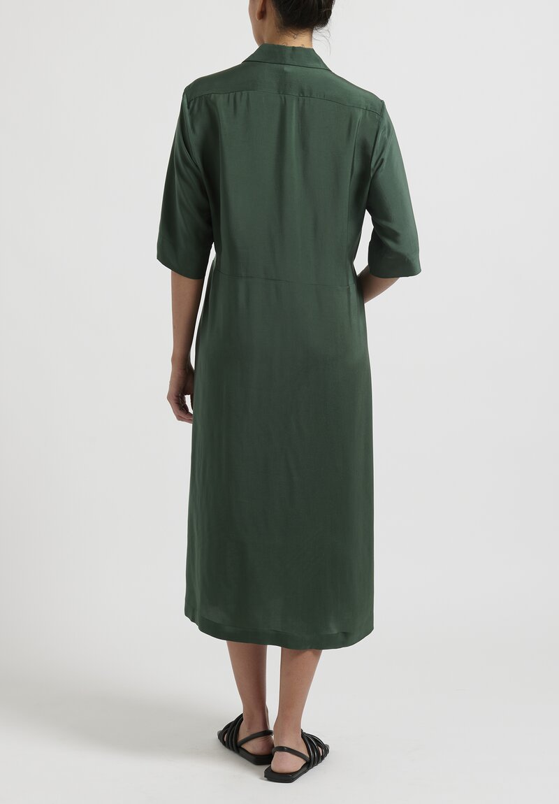 Sara Lanzi Polo Dress in Myrtle Green	