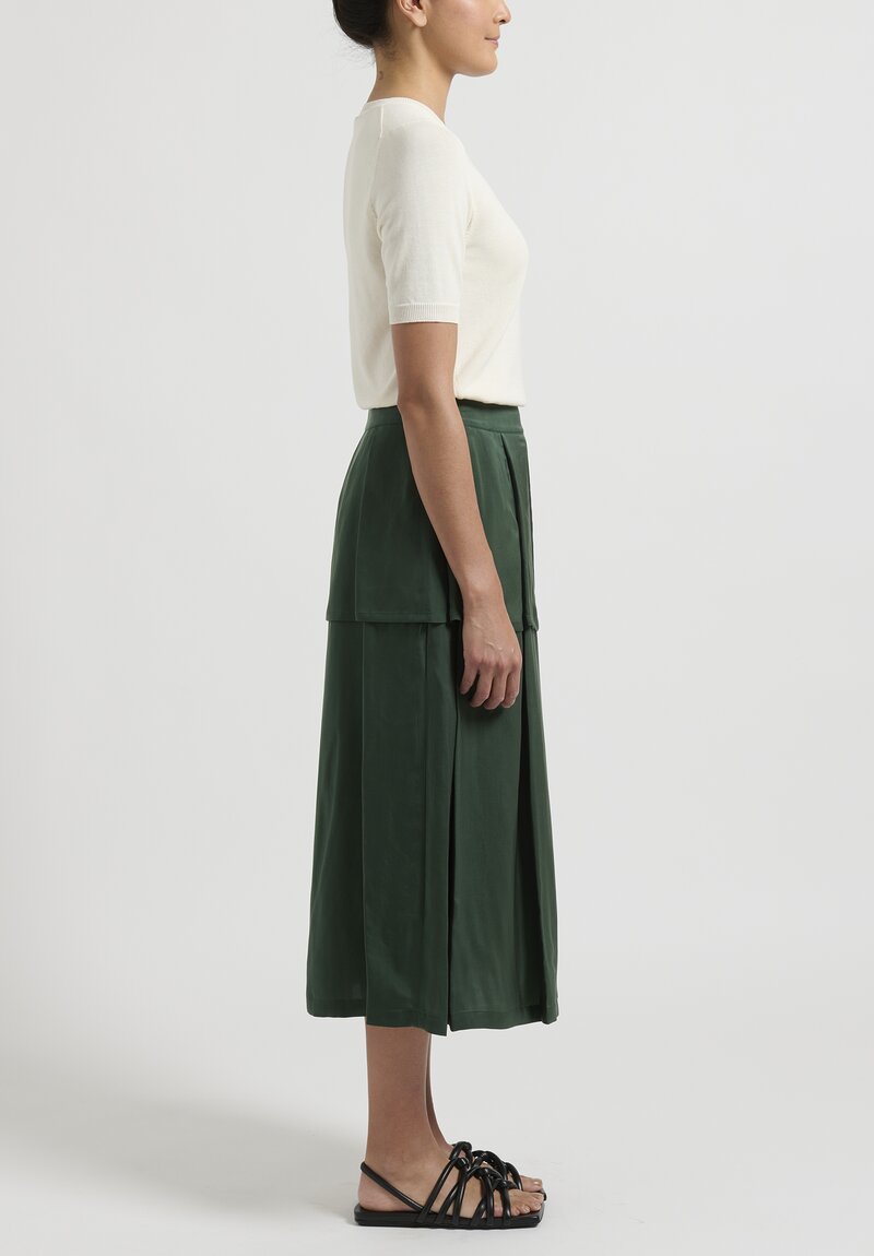 Sara Lanzi Lalli Skirt in Myrtle Green	