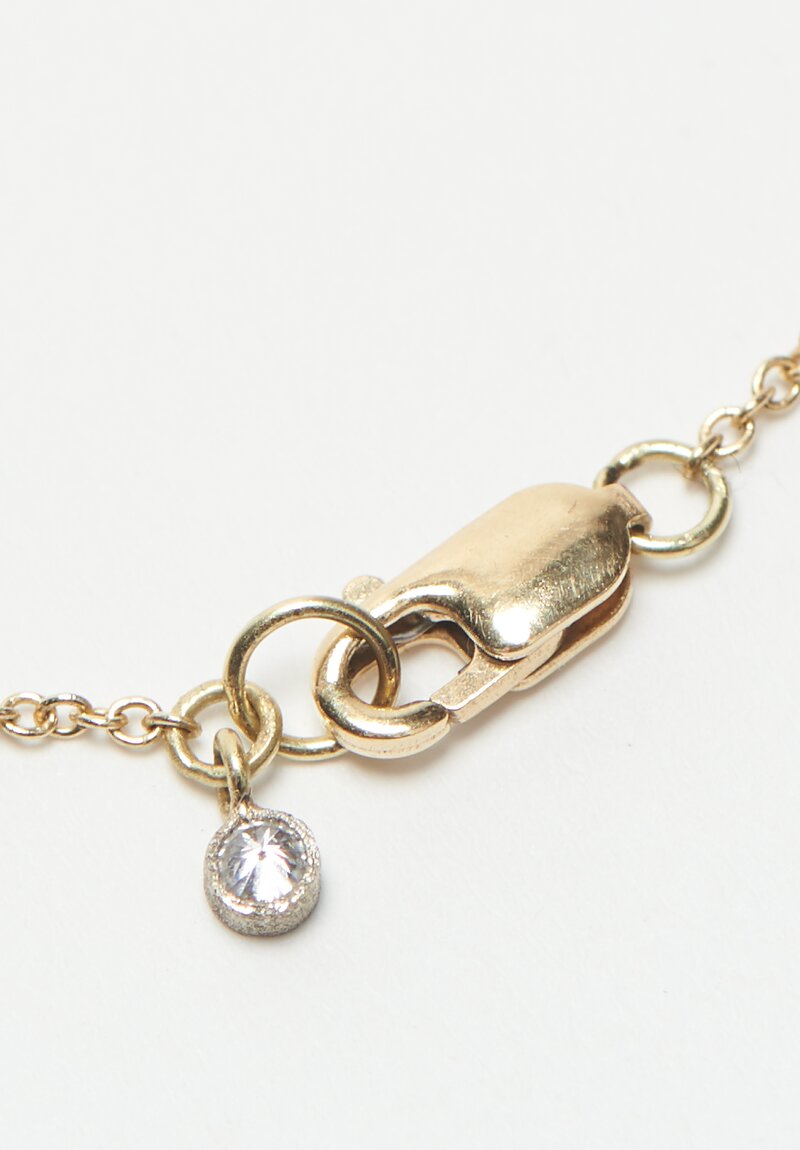 Tap by Todd Pownell 18k, 14k Bezel, Diamond Small Pendant Necklace	