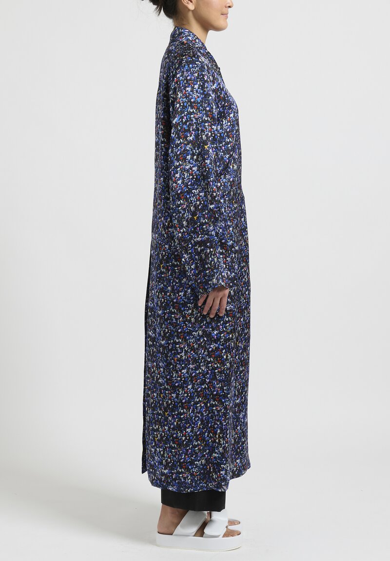 Dries Van Noten ''Raltonas'' Coat in Blue Crowd | Santa Fe Dry Goods ...