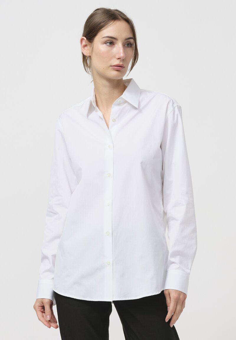 Dries Van Noten ''Clavelly'' Shirt in White	