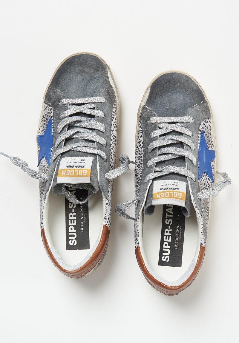 Golden Goose Leather Super-Star Mini Maculate Sneaker	