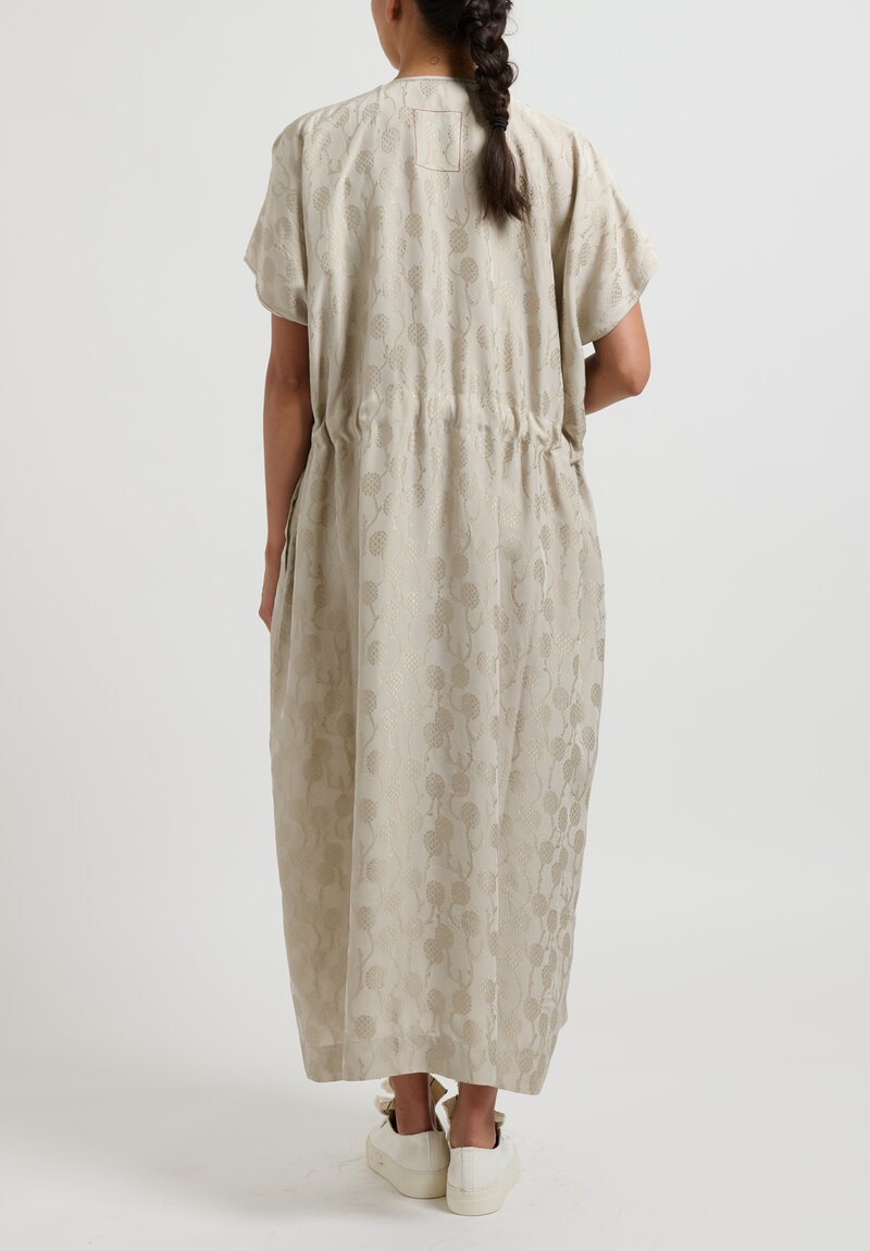 Uma Wang Drawstring Waist ''Acre'' Dress in Off White	
