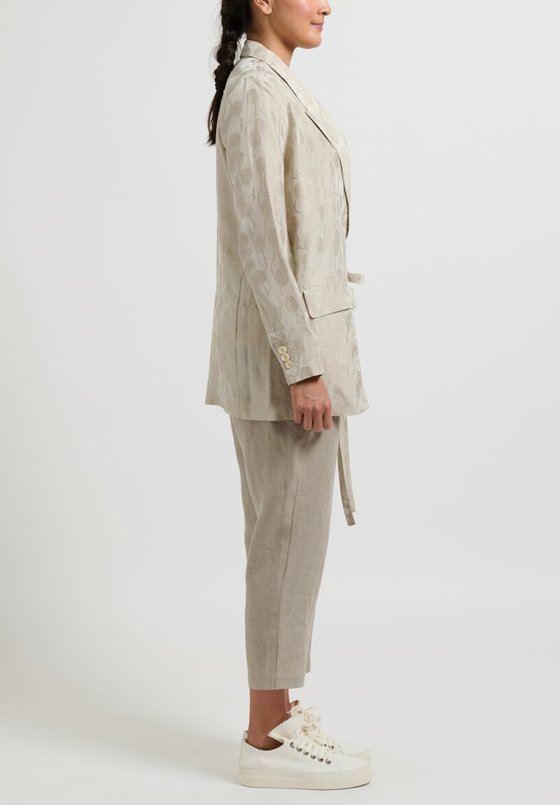 Uma Wang ''Khloe'' Wrap Jacket in Off White	