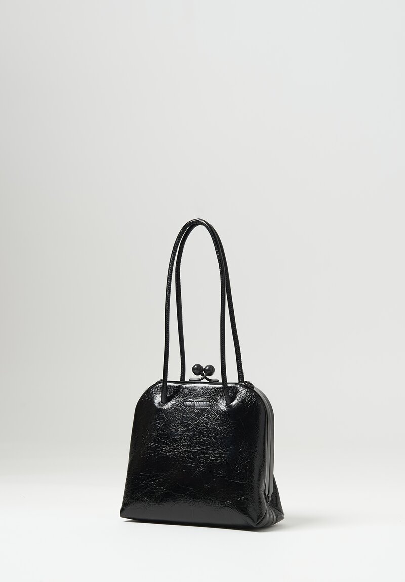 Uma Wang Small Calfskin Handbag Black 2	