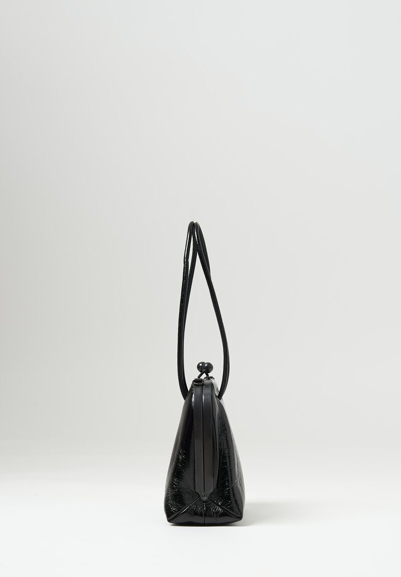 Uma Wang Small Calfskin Handbag Black 2	