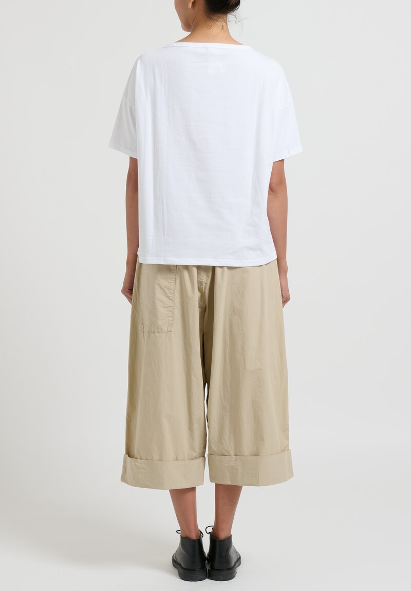 Toogood Cotton ''Baker'' Trousers in Rush Natural	