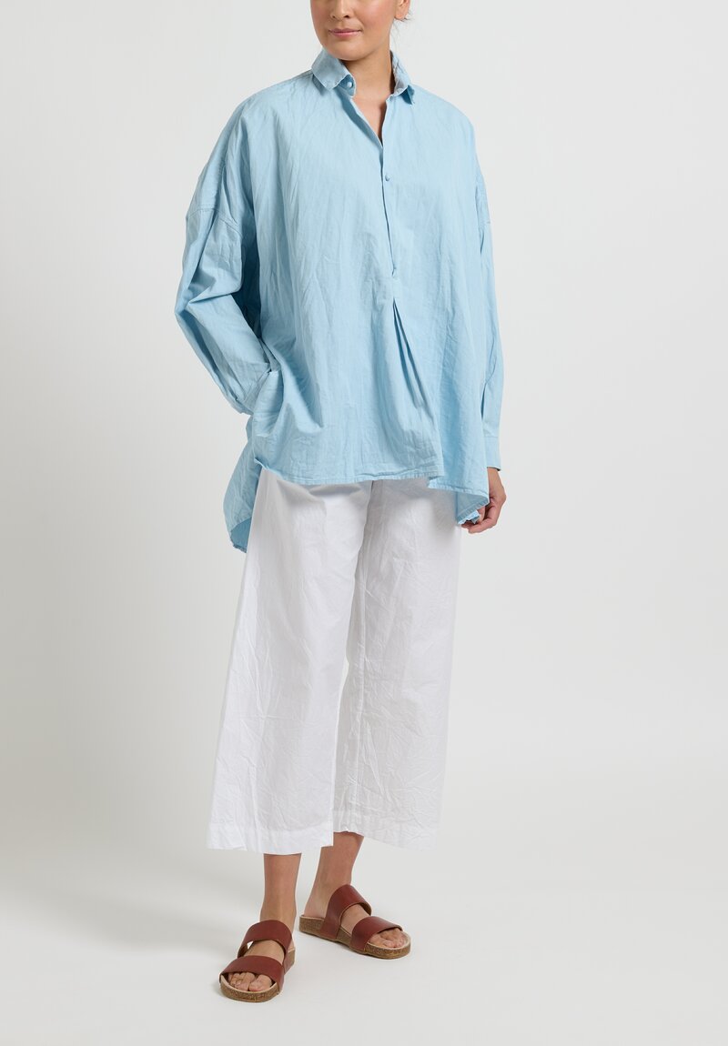 Daniela Gregis Washed Cotton Chambray More Top	