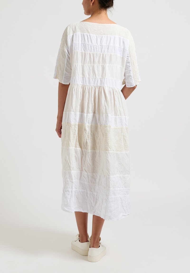 Daniela Gregis Molla Lavato Dress in Cotton, Silk and Linen	