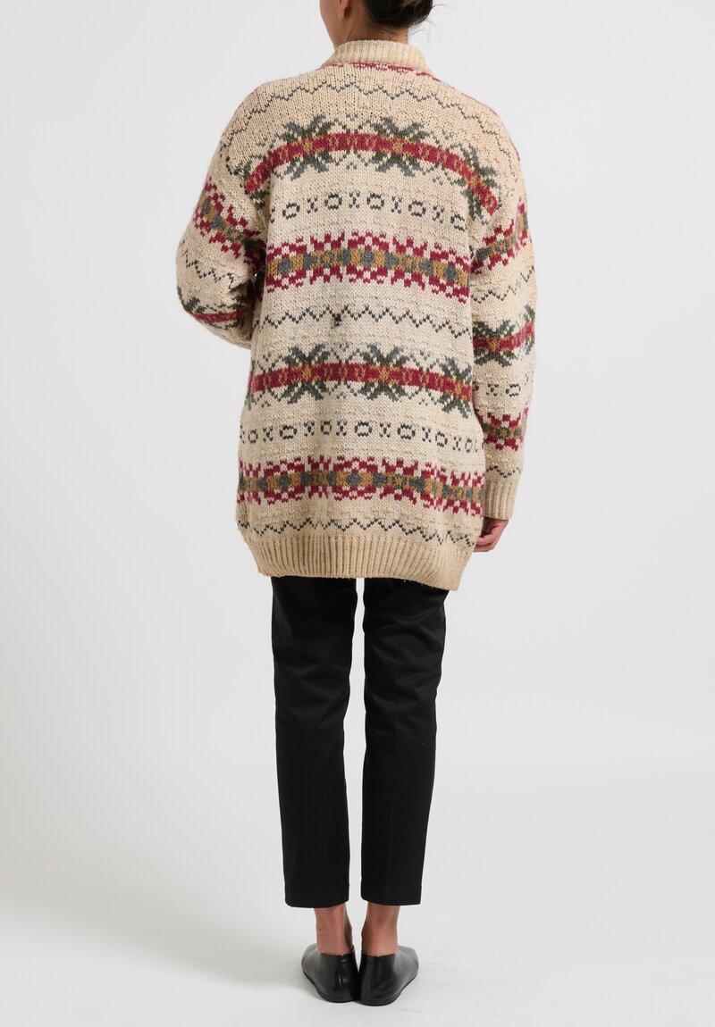 Antonio Marras Beaded Lace Pull Sweater	