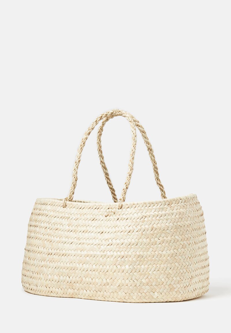Daniela Gregis Handwoven Straw Cesta Harvest Basket	