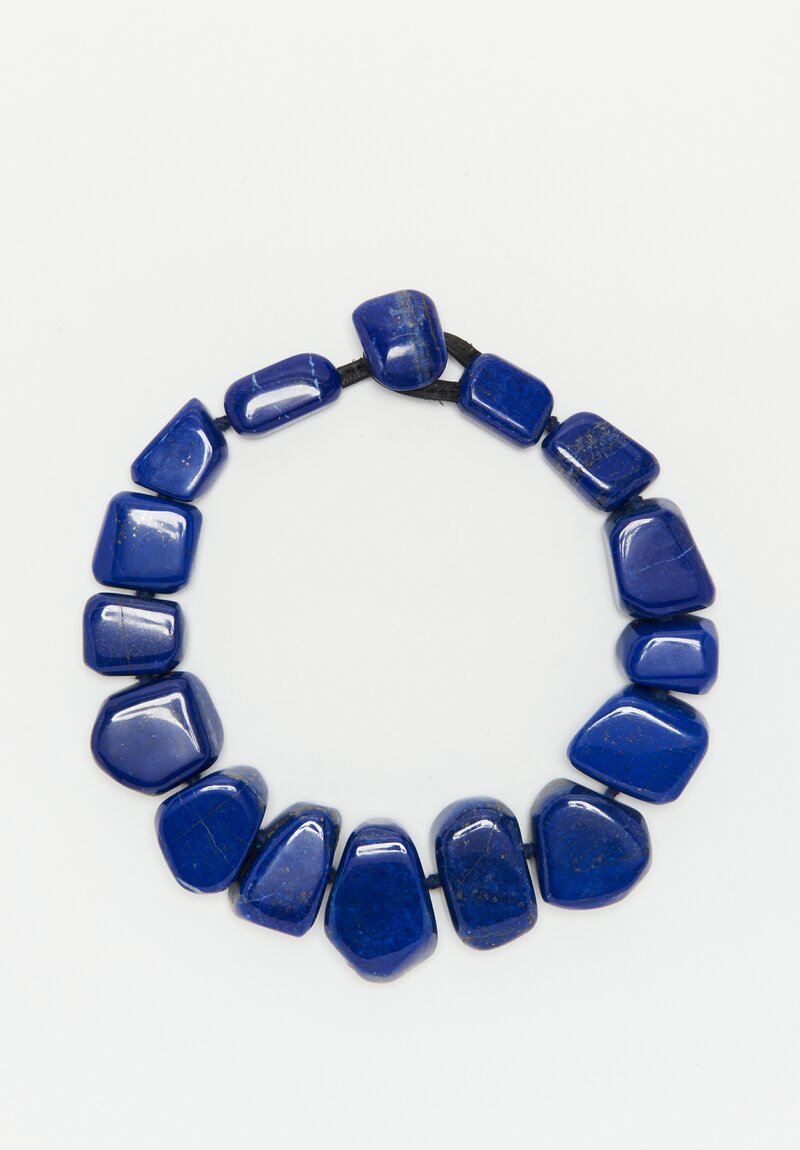 Monies Polished Lapis Lazuli Necklace	