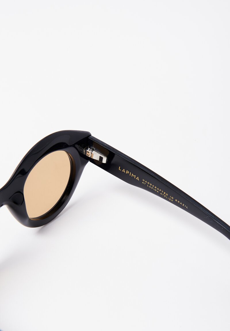 Lapima Vera Sunglasses Natural Black Vintage