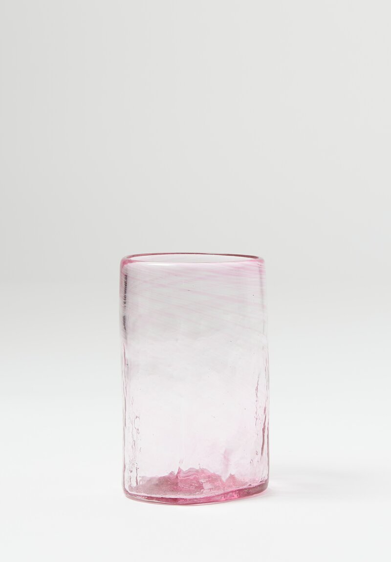 Studio Xaquixe Large Handblown Glass in Fuchsia Pink	