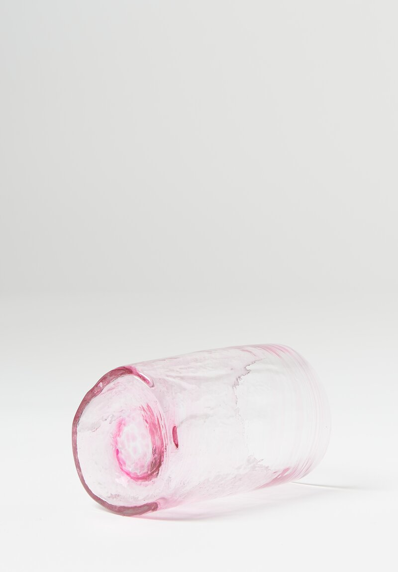 Studio Xaquixe Large Handblown Glass in Fuchsia Pink	