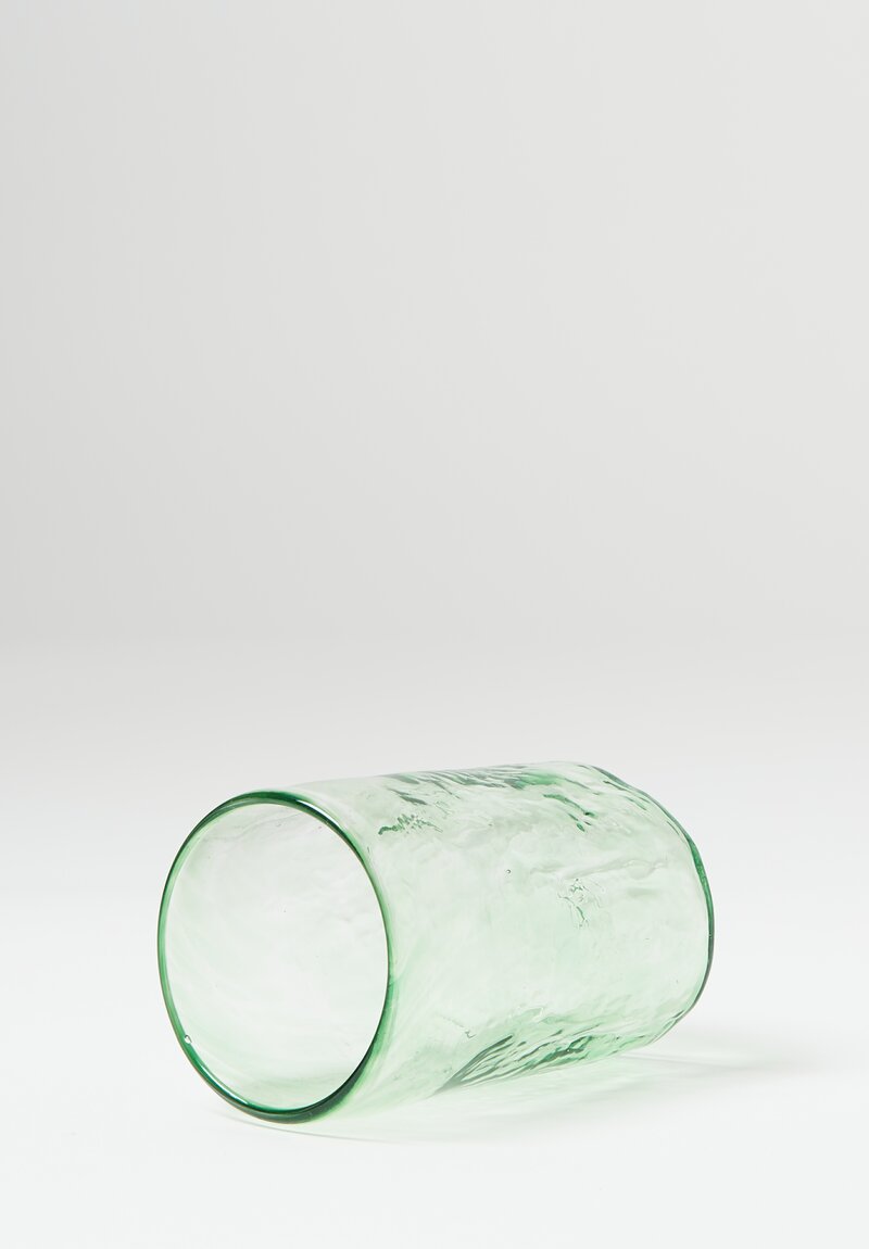 Studio Xaquixe Large Handblown Glass in Bristol Green 	