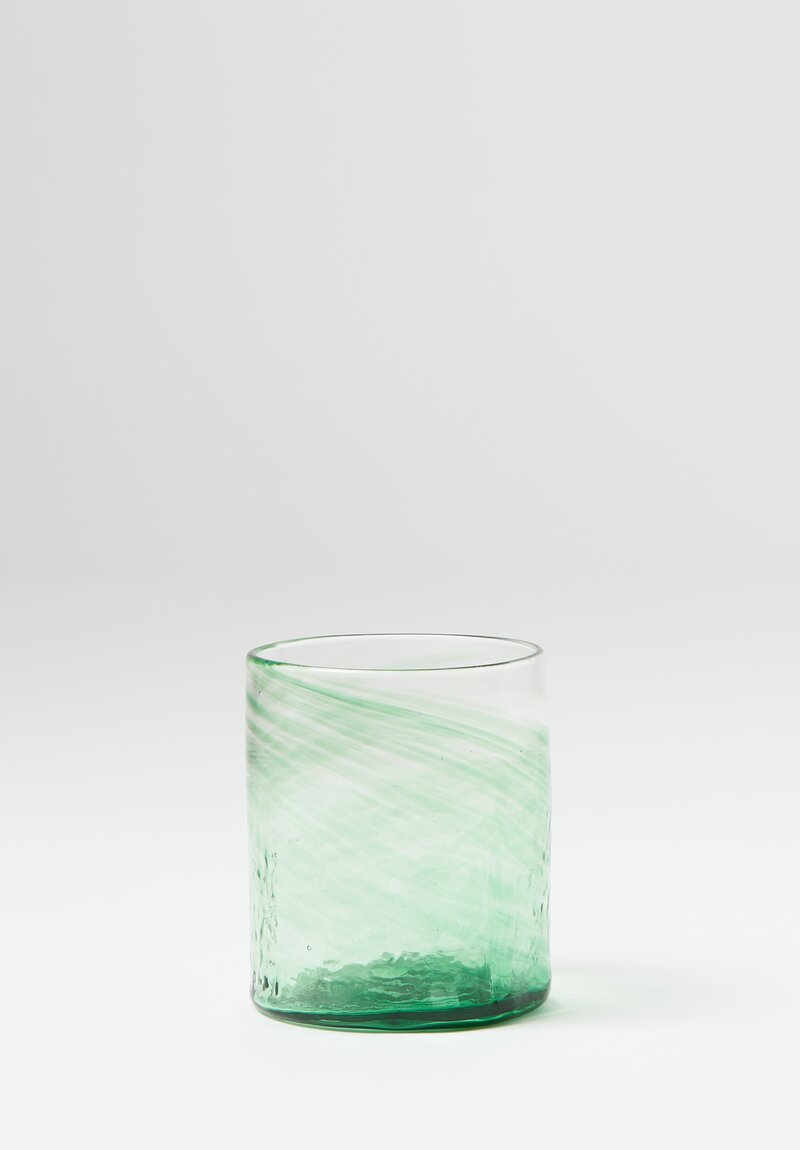 Studio Xaquixe Medium Handblown Glass in Bristol Green	